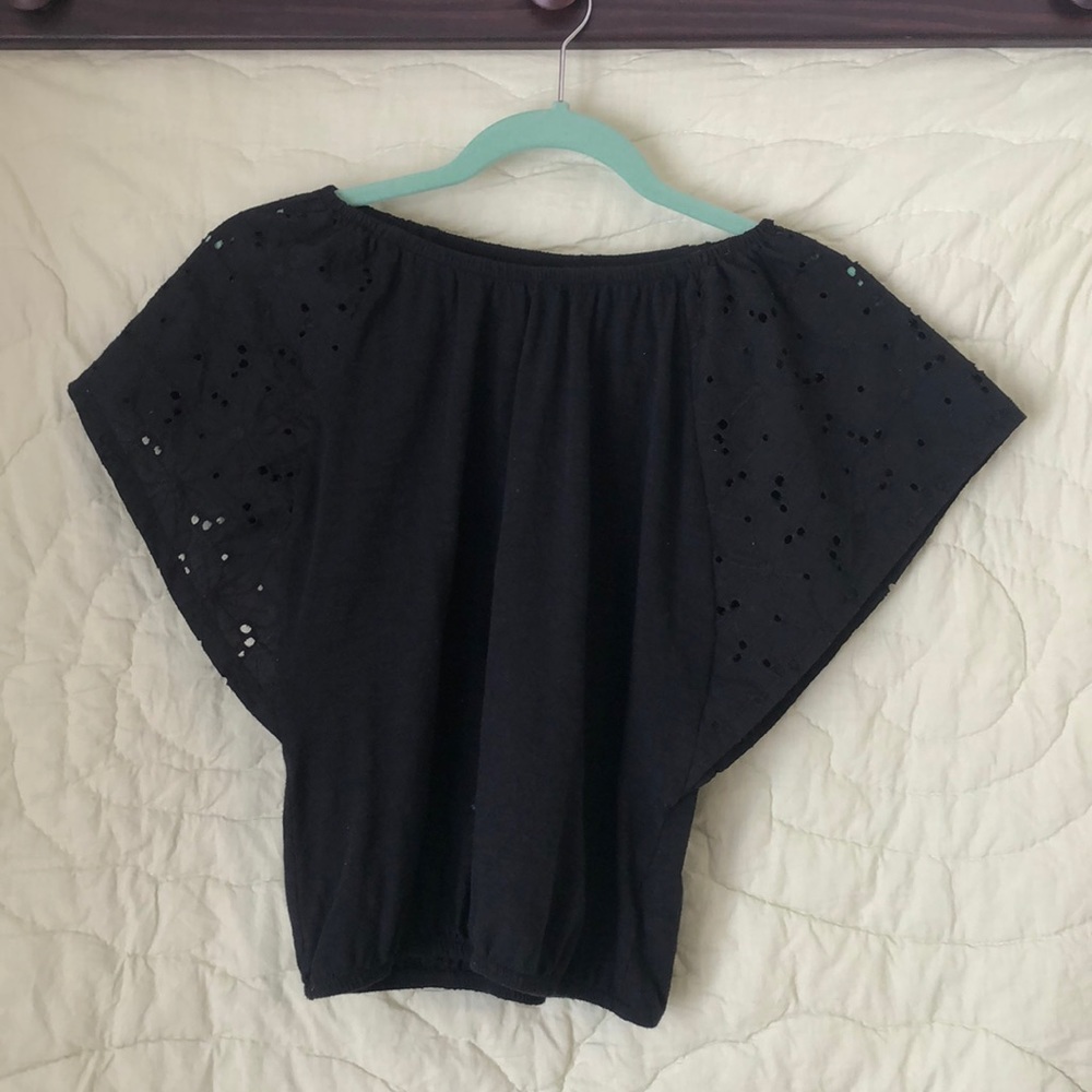 Old Navy Black top, girls 10-12